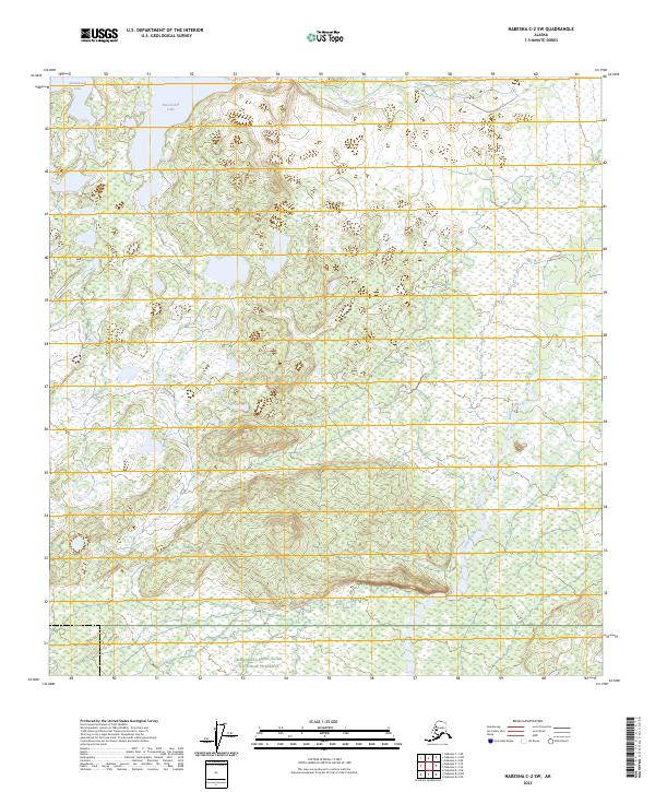 Nabesna C-2 SW, AK — USGS 7.5-minute topo (2023)
