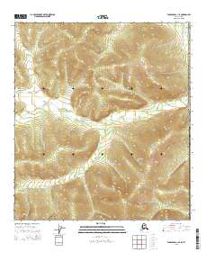 Tanacross C-1 SE, AK-YT — USGS 7.5-minute topo (2015)
