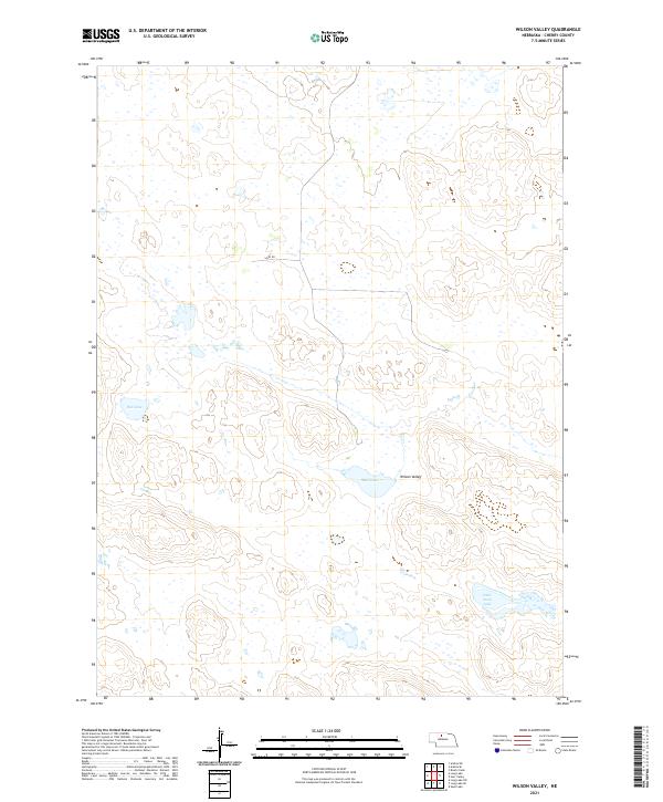Wilson Valley, NE — USGS 7.5-minute topo (2021)