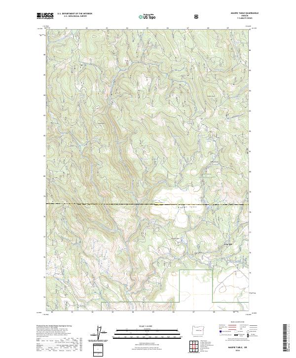 Magpie Table, OR — USGS 7.5-minute topo (2024)