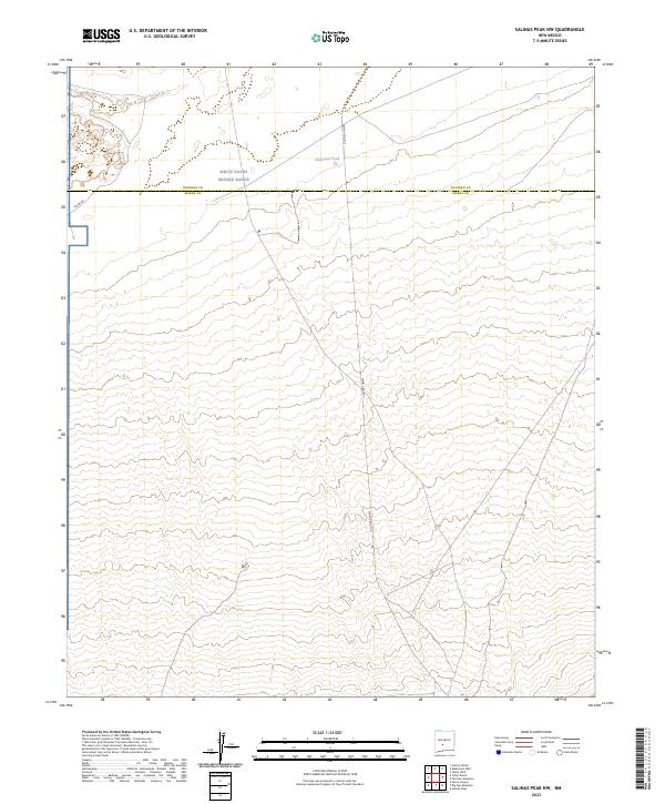 Salinas Peak NW, NM — USGS 7.5-minute topo (2023)
