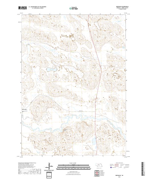 Brownlee, NE — USGS 7.5-minute topo (2021)