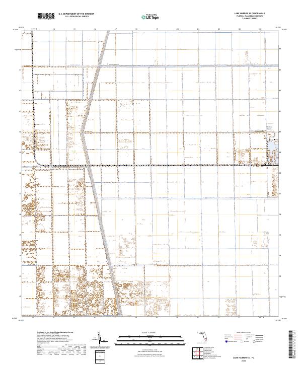 Lake Harbor SE, FL — USGS 7.5-minute topo (2024)