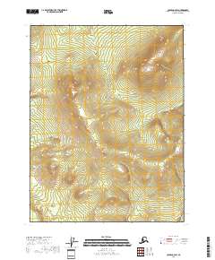 Coleen A-4 SW, AK — USGS 7.5-minute topo (2018)