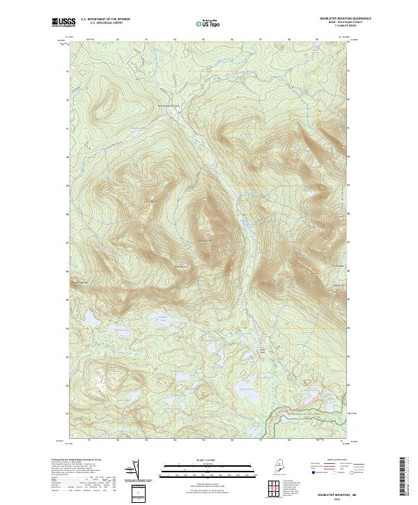 Doubletop Mountain, ME — USGS 7.5-minute topo (2024)