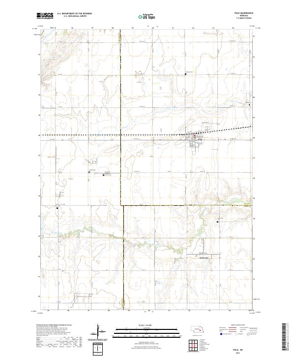 Polk, NE — USGS 7.5-minute topo (2021)