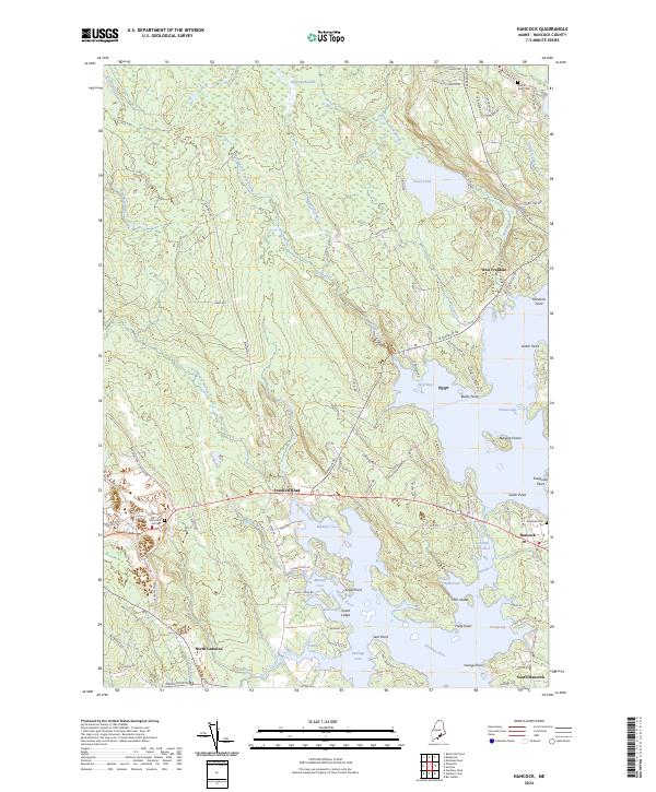 Hancock, ME — USGS 7.5-minute topo (2024)