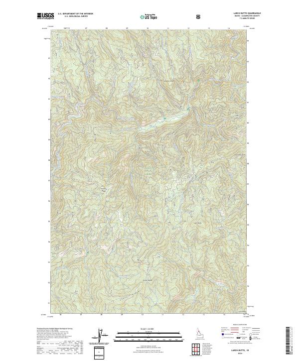 Larch Butte, ID — USGS 7.5-minute topo (2024)
