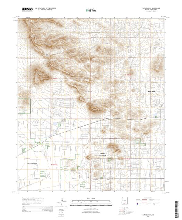 Cat Mountain, AZ — USGS 7.5-minute topo (2026)
