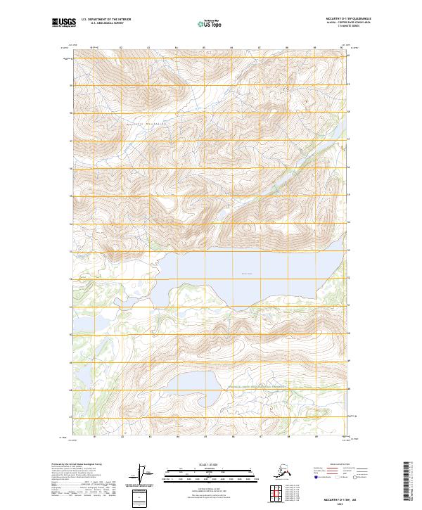 McCarthy D-1 SW, AK — USGS 7.5-minute topo (2023)
