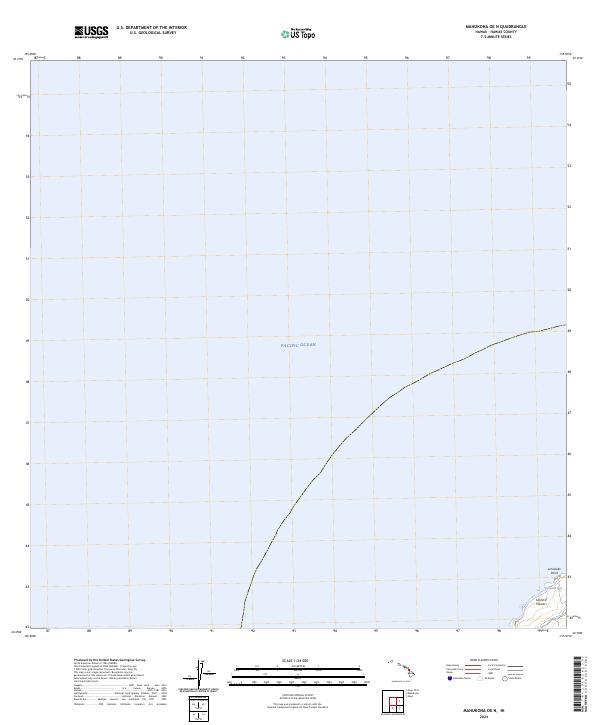 Mahukona OE N, HI — USGS 7.5-minute topo (2024)