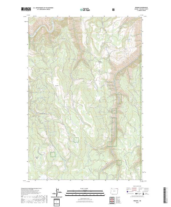 Promise, OR — USGS 7.5-minute topo (2024)