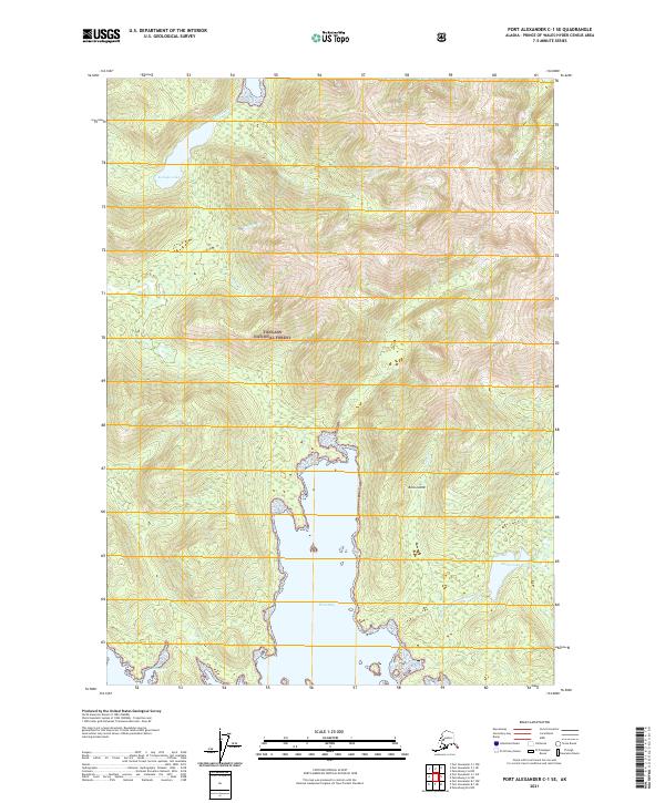 Port Alexander C-1 SE, AK — USGS 7.5-minute topo (2021)