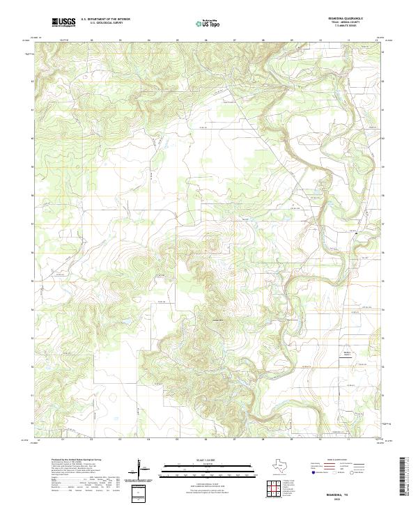 Riomedina, TX — USGS 7.5-minute topo (2022)