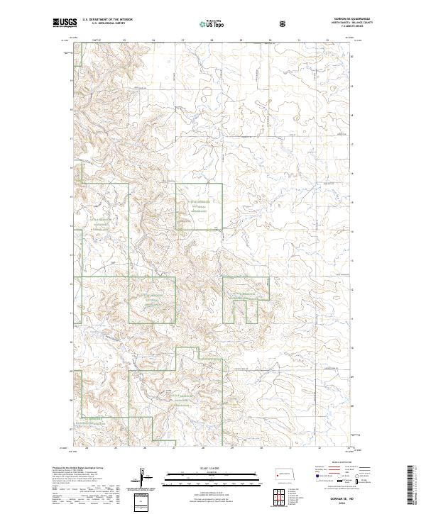 Gorham SE, ND — USGS 7.5-minute topo (2024)