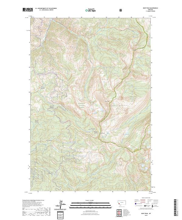 Kent Peak, MT — USGS 7.5-minute topo (2024)