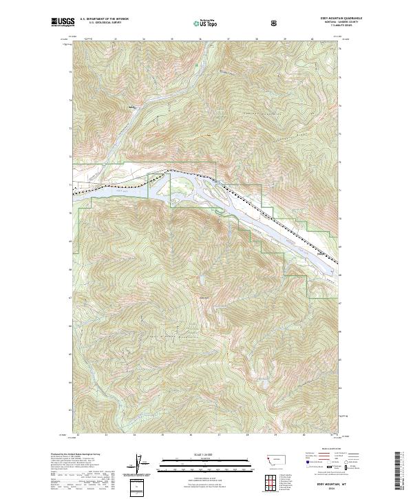 Eddy Mountain, MT — USGS 7.5-minute topo (2024)
