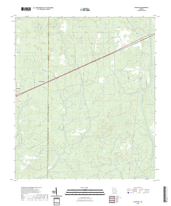 Stockton, GA — USGS 7.5-minute topo (2024)