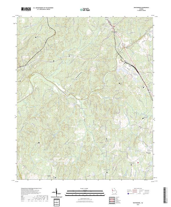 Whitesburg, GA — USGS 7.5-minute topo (2024)