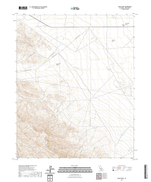 Shale Point, CA — USGS 7.5-minute topo (2021)
