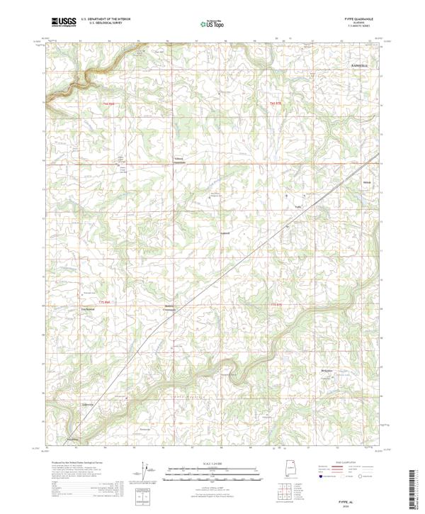 Fyffe, AL — USGS 7.5-minute topo (2026)