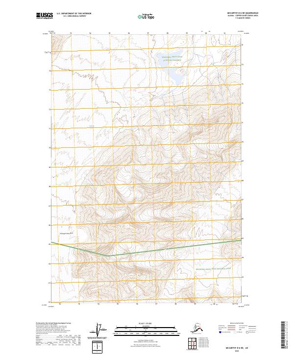 McCarthy D-6 NE, AK — USGS 7.5-minute topo (2023)