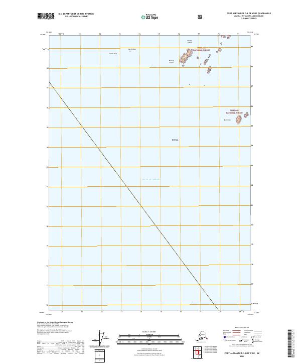 Port Alexander C-4 OE W NE, AK — USGS 7.5-minute topo (2021)