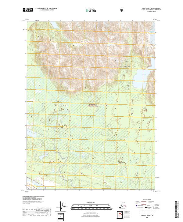 Yakutat B-3 SE, AK — USGS 7.5-minute topo (2021)