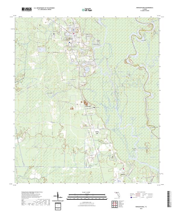 Wewahitchka, FL — USGS 7.5-minute topo (2024)