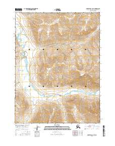 Survey Pass C-5 SE, AK — USGS 7.5-minute topo (2016)