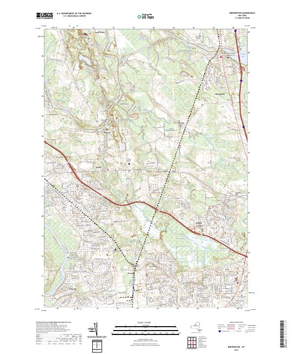 Brewerton, NY — USGS 7.5-minute topo (2023)