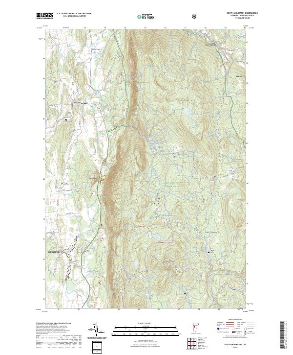 South Mountain, VT — USGS 7.5-minute topo (2024)