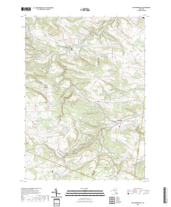 Van Hornesville, NY — USGS 7.5-minute topo (2023)