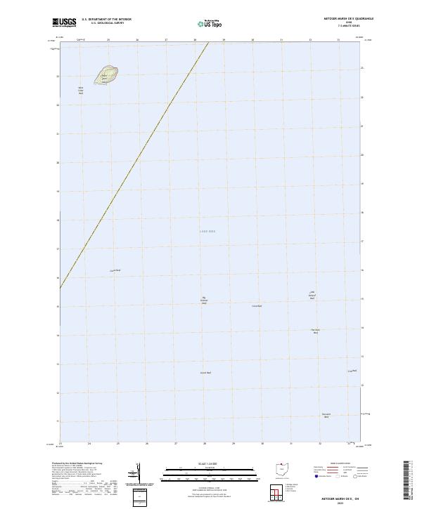 Metzger Marsh OE E, OH — USGS 7.5-minute topo (2023)
