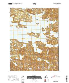 Iliamna B-5 NE, AK — USGS 7.5-minute topo (2018)