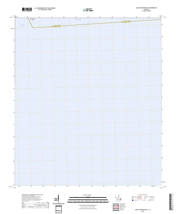 Lake Athanasio OE S, LA — USGS 7.5-minute topo (2024)