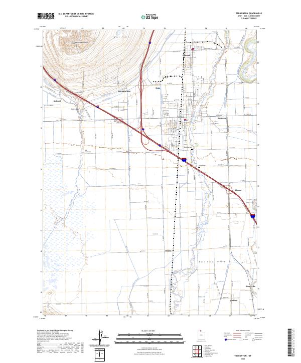 Tremonton, UT — USGS 7.5-minute topo (2023)