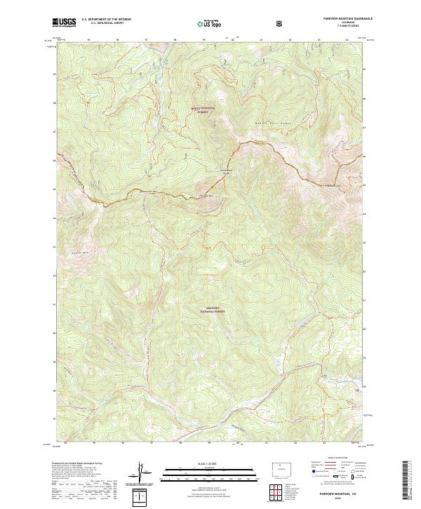Parkview Mountain, CO — USGS 7.5-minute topo (2022)