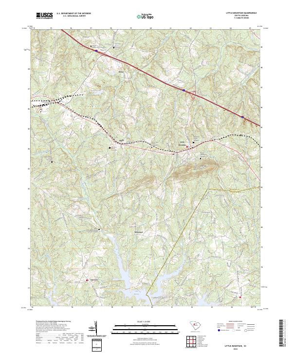 Little Mountain, SC — USGS 7.5-minute topo (2024)