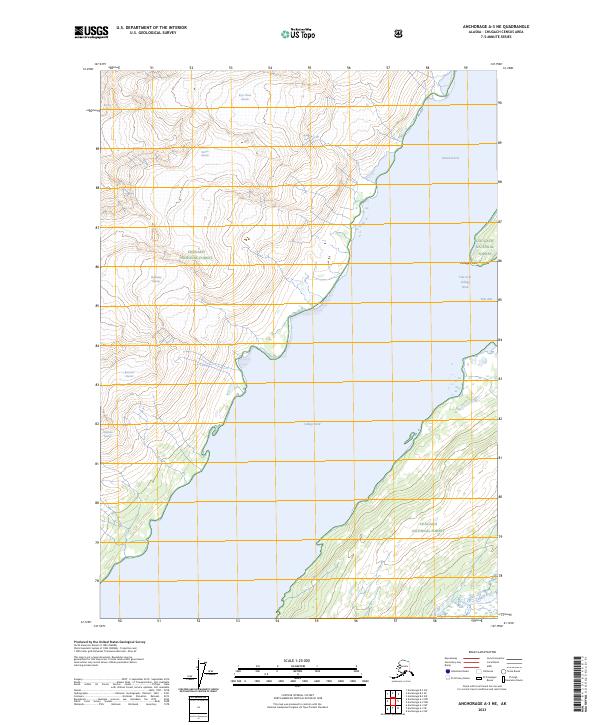 Anchorage A-3 NE, AK — USGS 7.5-minute topo (2023)