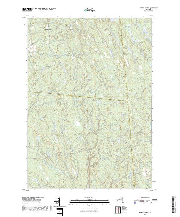 Worth Center, NY — USGS 7.5-minute topo (2023)