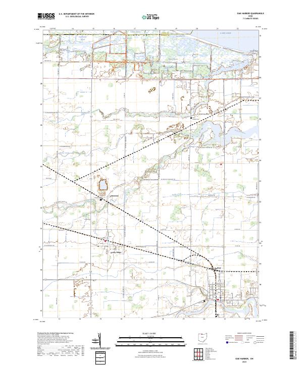 Oak Harbor, OH — USGS 7.5-minute topo (2023)