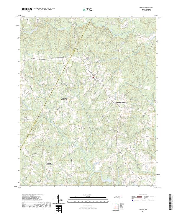 Castalia, NC — USGS 7.5-minute topo (2022)