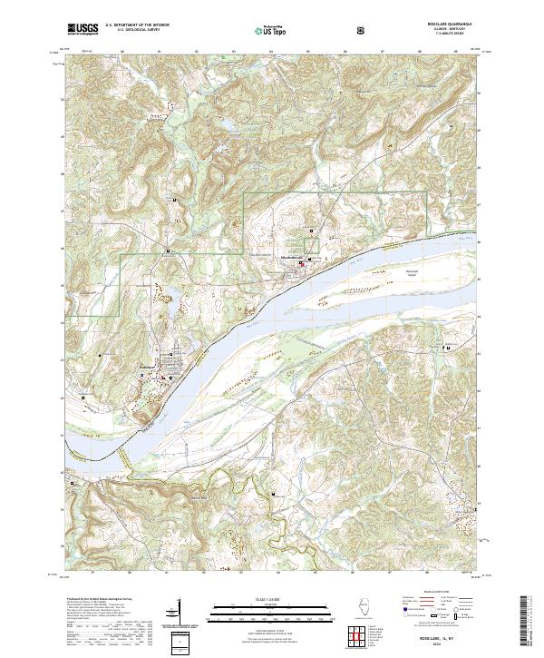 Rosiclare, IL-KY — USGS 7.5-minute topo (2024)