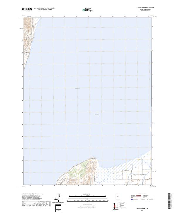 Lincoln Point, UT — USGS 7.5-minute topo (2023)