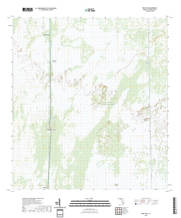 Deep Lake, FL — USGS 7.5-minute topo (2024)