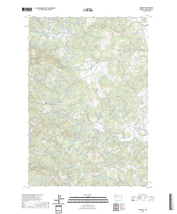 Fairdale, OR — USGS 7.5-minute topo (2023)