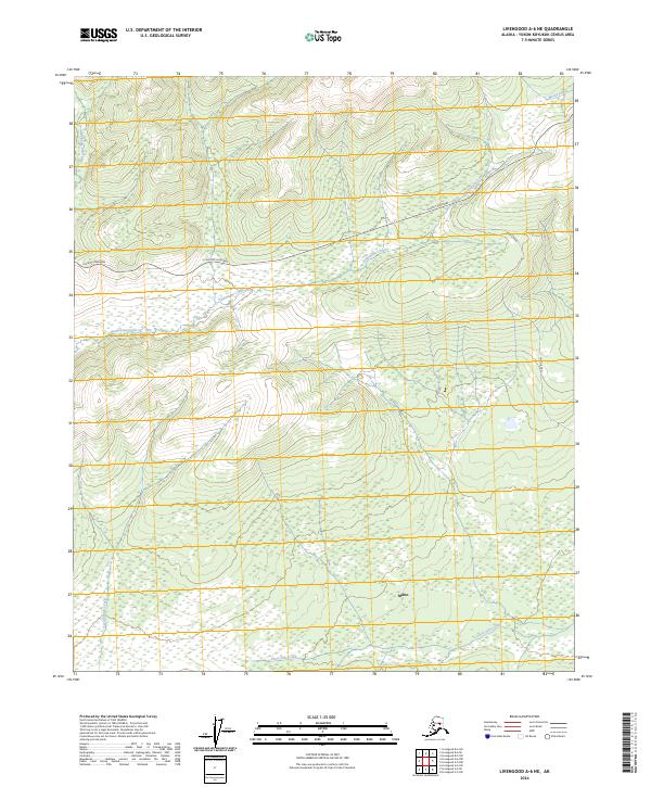 Livengood A-6 NE, AK — USGS 7.5-minute topo (2024)