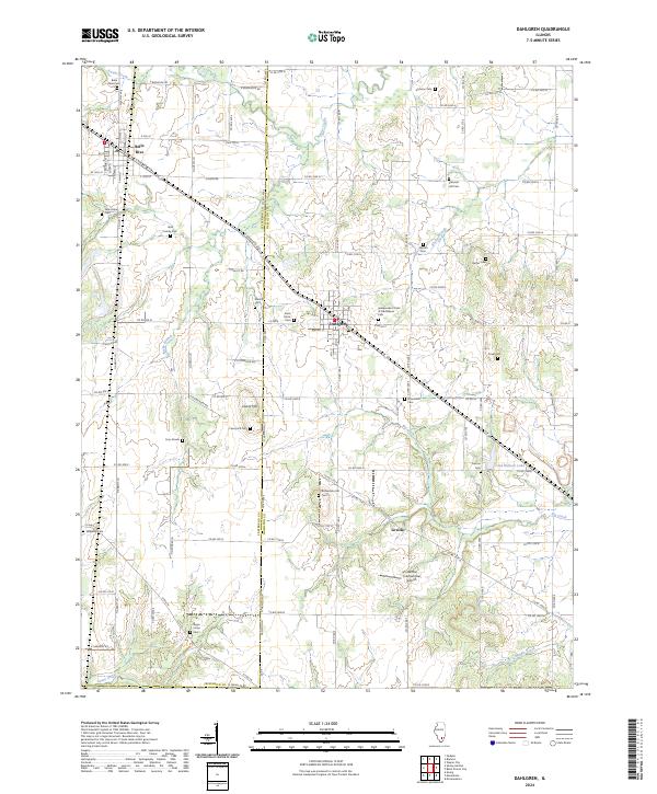Dahlgren, IL — USGS 7.5-minute topo (2024)