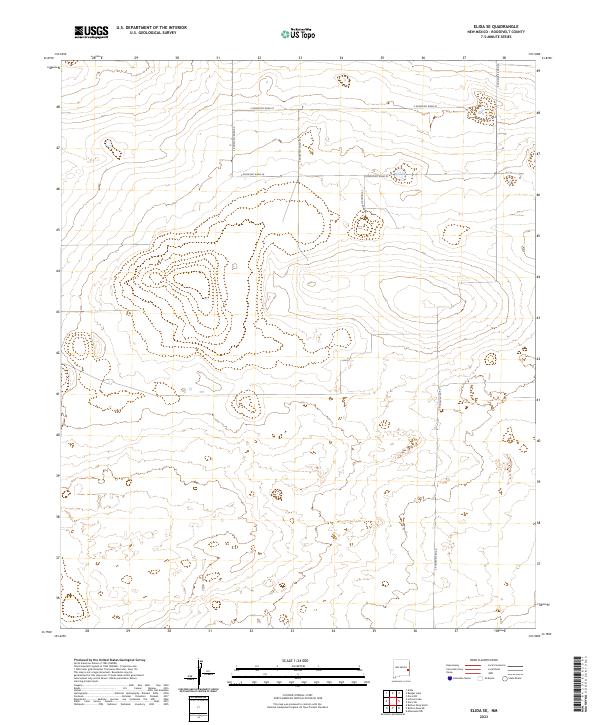 Elida SE, NM — USGS 7.5-minute topo (2023)